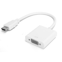 Gold-Plated Hdm Connectors Adapter, Hd Video Converter With Audio Power Supply, Convert Digital Signals To Vga Output Effortlessly