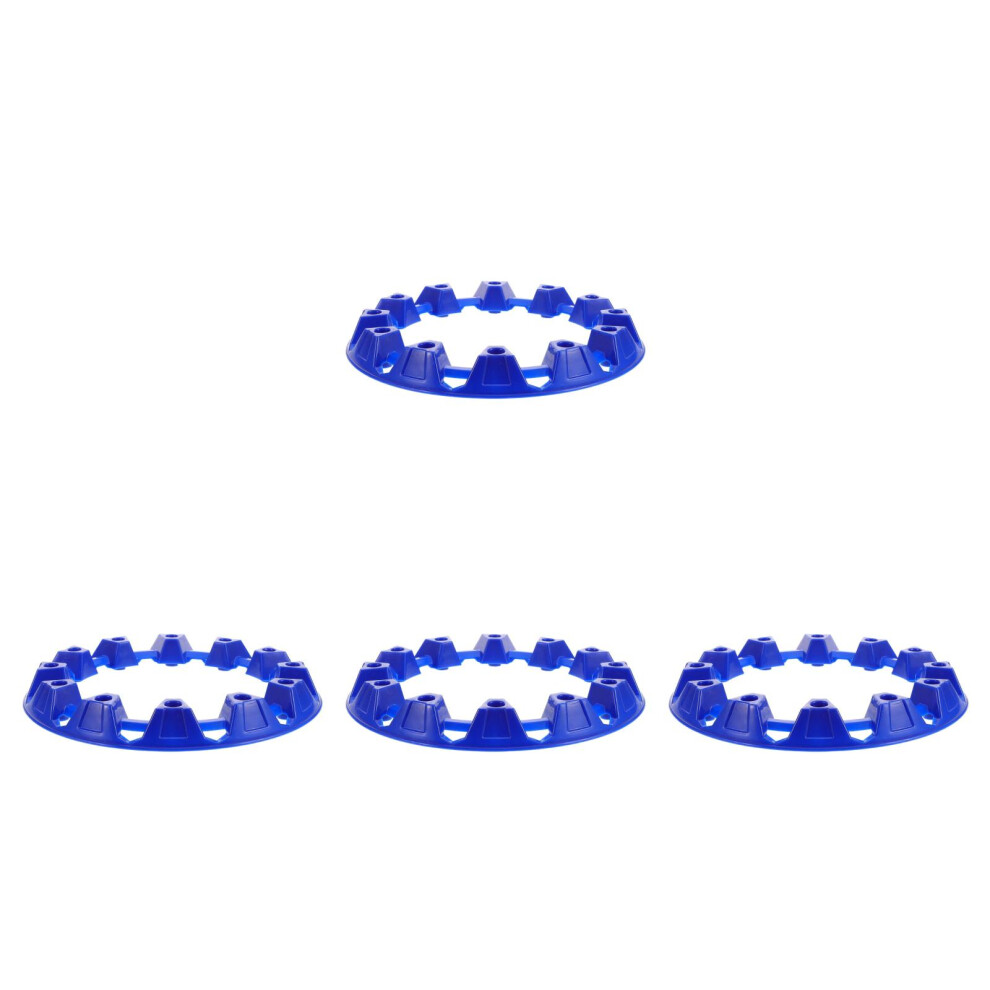 4Pcs Durable Plastic Atv Wheel Hub Protector 10Inch Rim Cap Cover Blue 3712458658661