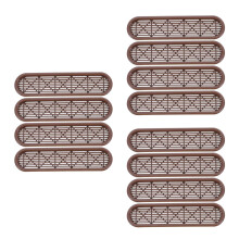12Pcs Multipurpose Plastic Air Outlet Grilles for Home Storage Spaces
