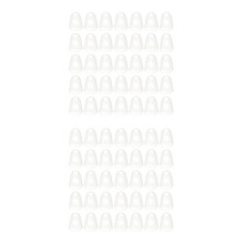 80Pcs Soft Silicone Guitar Finger Caps Fingertip Protectors White