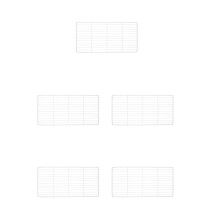 5Pcs White Metal Refrigerator Dividers for Freezer Shelf Organization