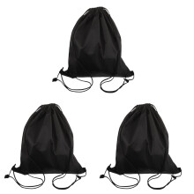 3Pcs Motorcycle Bag Black Waterproof Oxford Cloth Storage Pouch