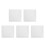 5Pcs Durable ABS Plastic Wall Panel Cover White Decorative Access Door 1