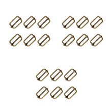 300Pcs Sturdy Metal Roller Buckles Adjustable Strap Buckles Gold Tone