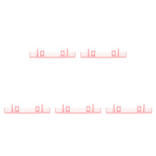 5Pcs Pink Hair Extension Holder and Hanger for Wigs and Hair Bundles
