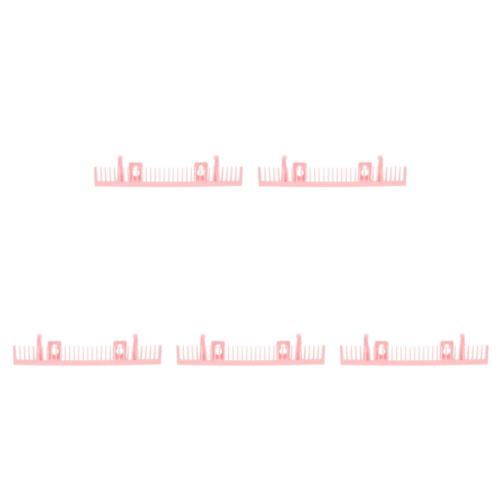 Ohphcall Unisex Pink 5Pcs Hair Extension Holder And Hanger For Wigs And Hair Bundles