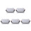 5Pcs Lightweight Silicone Phone Holder Grey Beach Makeup Storage Bag 1