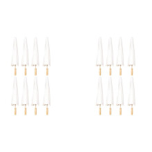 16PCS Paper Parasol Wedding Umbrella Party Favor 60cm Bamboo Umbrellas for Bridal Shower Centerpieces Photo Props