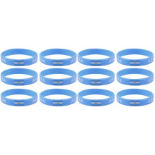 12Pcs Sky- Silicone Wristbands Durable Sports Wristbands