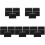 25Pcs Console Mixer Fader Cap Replacement Black Rubber Slider Knobs 1