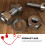 2Sets PVC Koppeling Stofdoppen Rood Voor Bescherming Hydraulisch 5