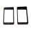 8ST Svart Curved Humbucker Pickups Monteringsringar för Ram för Elgitarr 3