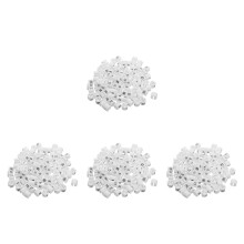 400Pcs White Colored Clothing Tags Plastic Size Marker Rings 1-100