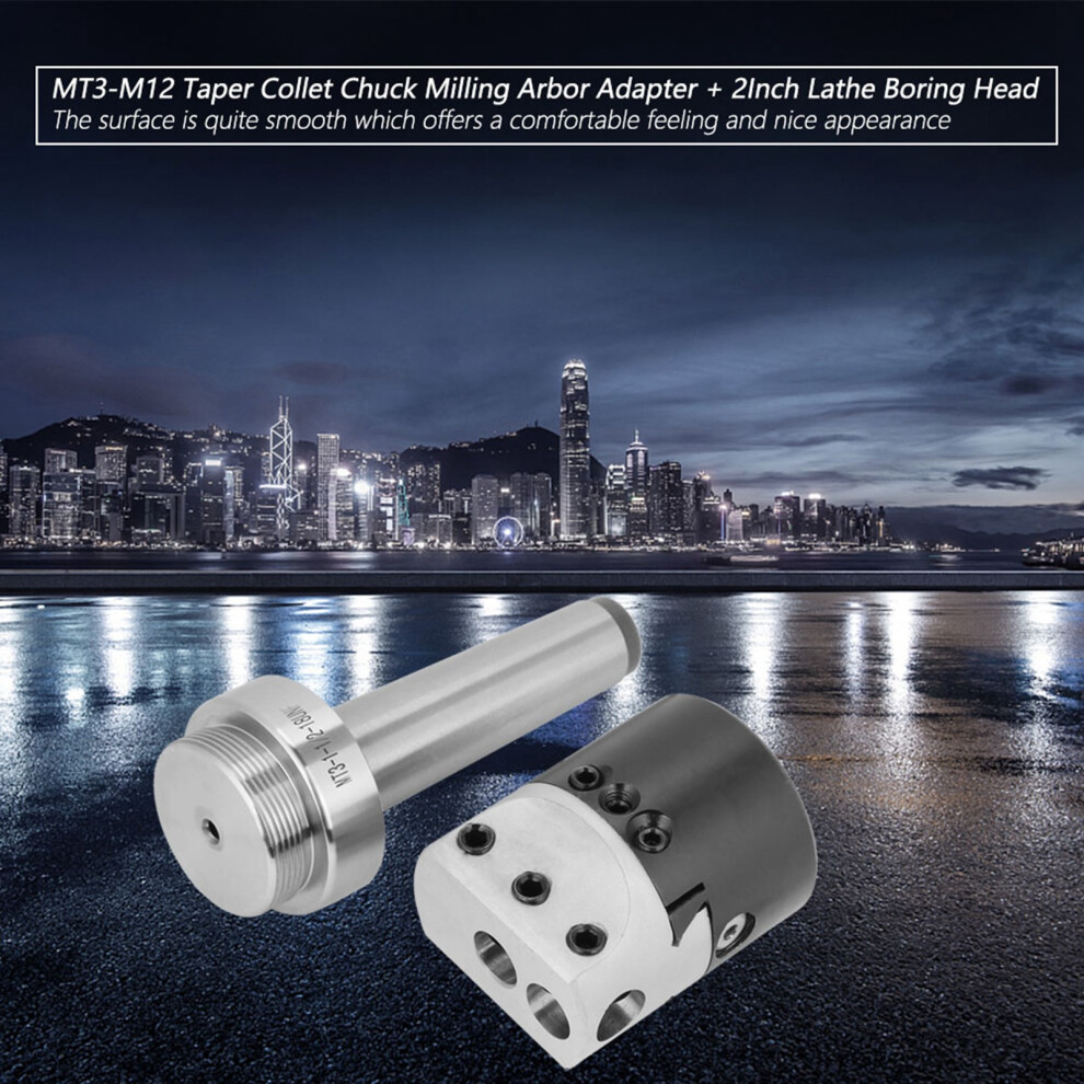 MT3 M12 Taper Collet Chuck Lathe Adapter