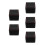 5Pcs Watch Storage Box Black PU Display Case for Men 1