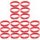 18Pcs Country Silicone Wristbands Soft Comfortable Decor 1