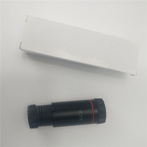 2pcs 0.5X C Mount Microscope Adapter 23.2mm Electronic Eyepiece Reduction Lens 0.5X Microscope Relay Lens