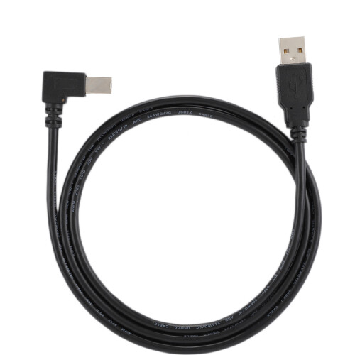 Heavy Duty Usb Cable with Reinforced Connector, Suitable for Devices with Square Usb Interface, Plug and Play for Instant Data Sync and Charge, Dual