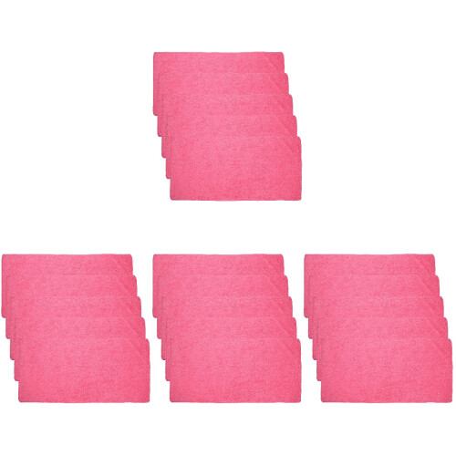 20Pcs Versatile Pink Guinea Pig Blanket for Small Pet Cage Bedding