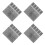 24Pcs White Plastic Cross Stitch Mesh Pad for Crafting Hand Embroidery 1