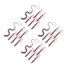 24Pcs Soft Polyester Graduation Tassel Charms for Cap Decor Assorted