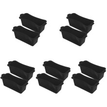 10Pièces Liner Silicone Noir Pour Coupelle Graisse Cuisine Camping