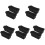 10Pcs Black Silicone Grease Cup Liners Reusable for Clean Kitchen Use 1