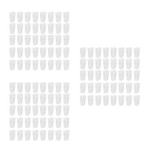 120Pcs White Plastic Clips for Clothes Storage Drying Kids Lightweight