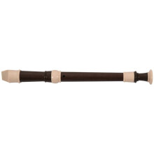 3X Irin Abs Blokfluit Sopraan Klarinet Lange Fluit Barokblokfluit Vingerzetting Muziekinstrument Accessoires Beginner (Koffie)