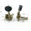 12 Pieces Metal Opened Ukulele Uke Tuning Pegs Tuners Round Cap Black 8