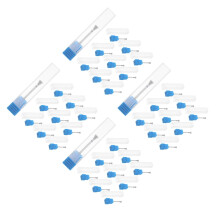40Pcs Blue Tungsten Nail Drill Bits Set for Nail Smoothing & Buffing