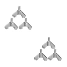 6Pcs Stainless Bolt Kit for Home Use Durable Silver Screws
