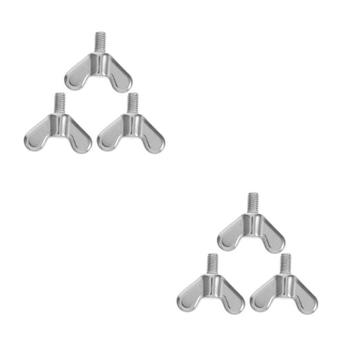 6Pcs Stainless Bolt Kit for Home Use Durable Silver Screws