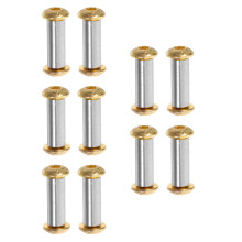10Pcs Brass Rivet Tool Set Golden for Handle DIY Repair Fixing