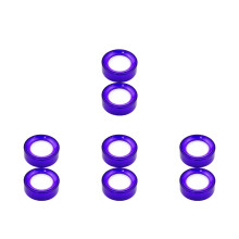 8Pcs Purple Finger Moistening Tool Sponge Cup for Handling