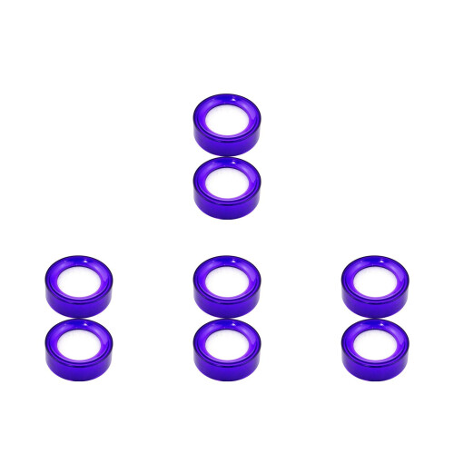 8Pcs Purple Finger Moistening Tool Sponge Cup for Handling