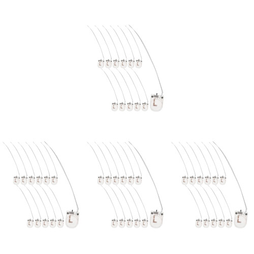 48Pcs Electric Button Battery Holder Sturdy ABS Battery Box White