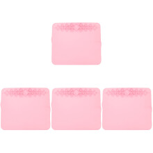 4Pcs Nonstick Pink Silicone Craft Mat DIY Painting and Epoxy Pad