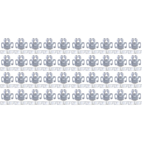 40Pcs Toggle Clips Easy Push Door Catchers for Cabinets