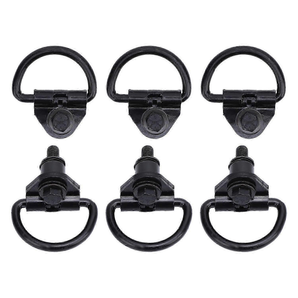 Cargo Hooks For Transit 150 250 350 - 6Pcs Steel D Rings With Rustproof Coating Bk21v550a74ad 2015-2024 5996097014691
