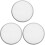 3Pcs White Polyester Drum Head Covers for Home Drums 1