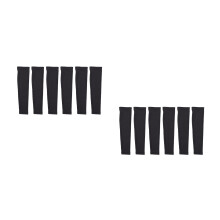 6Pairs Cooling Arm Sleeves Black Sunscreen Soft Viscose Fiber