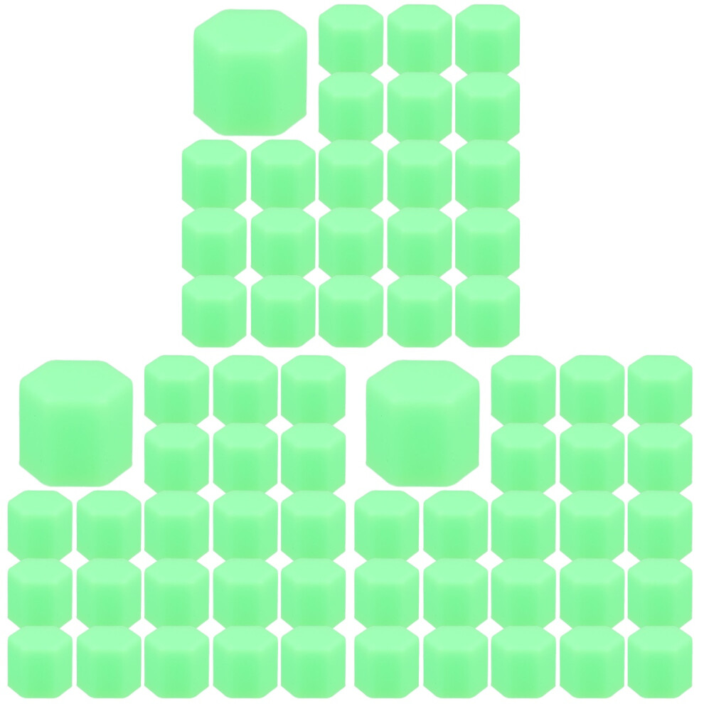 60Pcs Durable Silicone Car Wheel Lug Nut Covers Tire Caps Light/Green 3711824534318