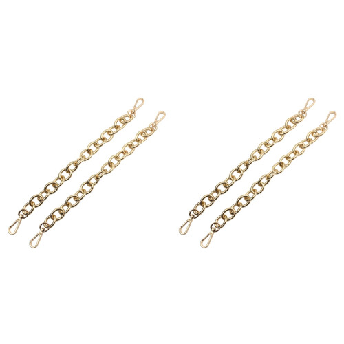 4Pcs Golden Iron Handbag Handles Replacement Strap Accessories Durable