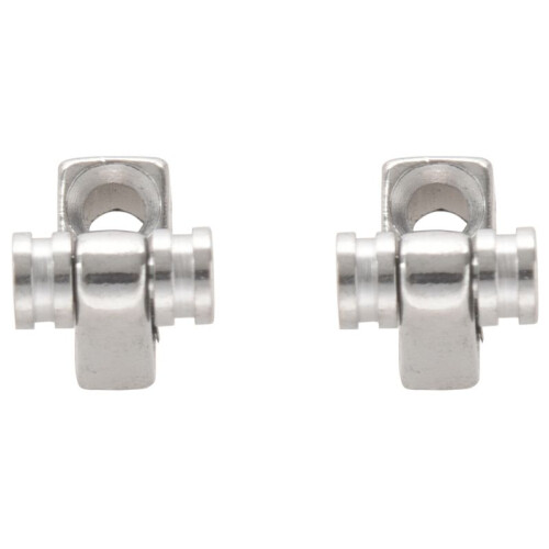 Set of 10 Chrome Roller String Retainer Trees Guitar Parts 1