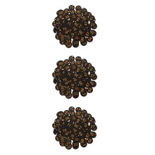 300Pcs Numbered Plastic Labels Black PVC for Keys Cards Bags