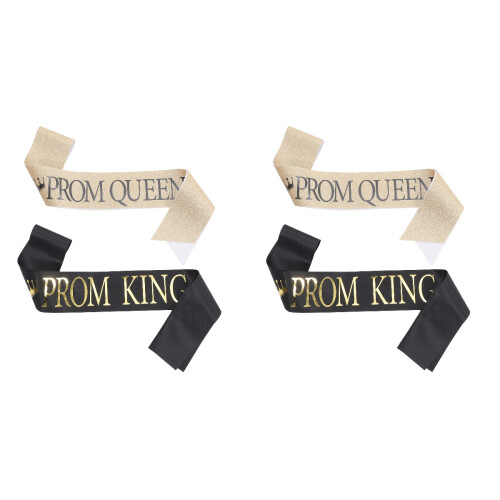 4Pcs Prom Cloth Sashes Party Graduation Assorted