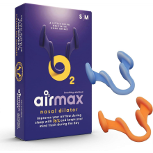 Nasal Dilators Trial Pack - Anti Snoring Devices - 76% More Airflow for Better Breathing & Against Nasal Congestion - Guaranteed Fit (1x Small & 1x