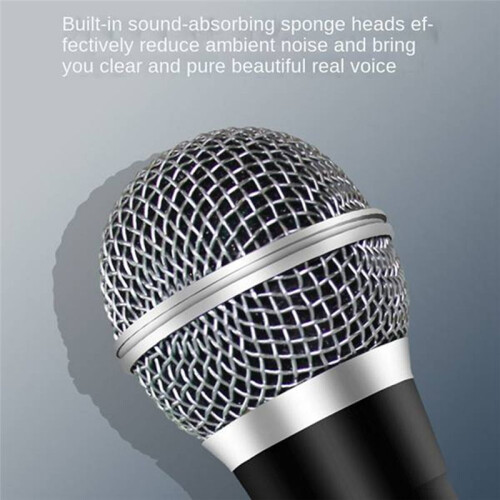 Karaoke Microphone Handheld Professional Wired Dynamic Microphone Clear Voice Mic for Music Performance 2