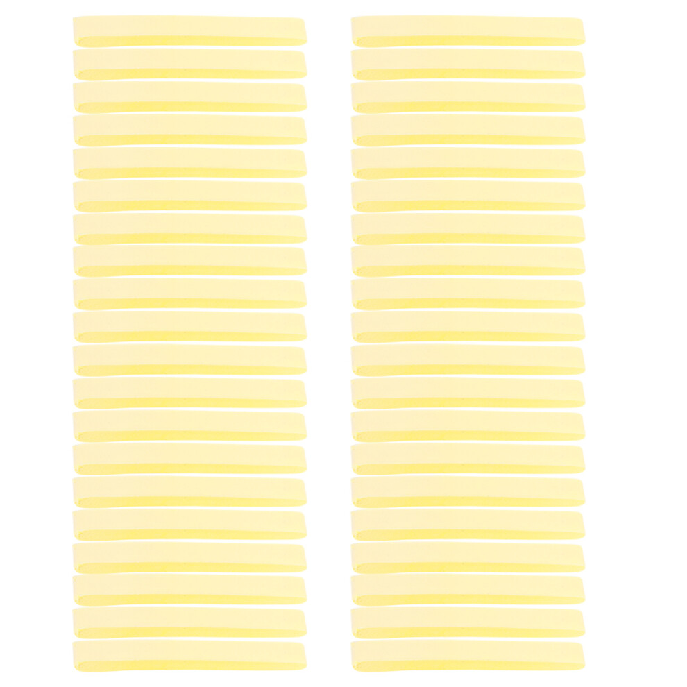 Artibetter Yellow 120Pcs Makeup Sponge Absorbent Compression Cleaning Pads
